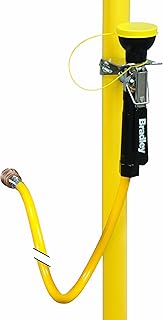 Bradley S19-430A Thermoplastic Drench Hand Held Hose Spray, Wall Mount, Yellow