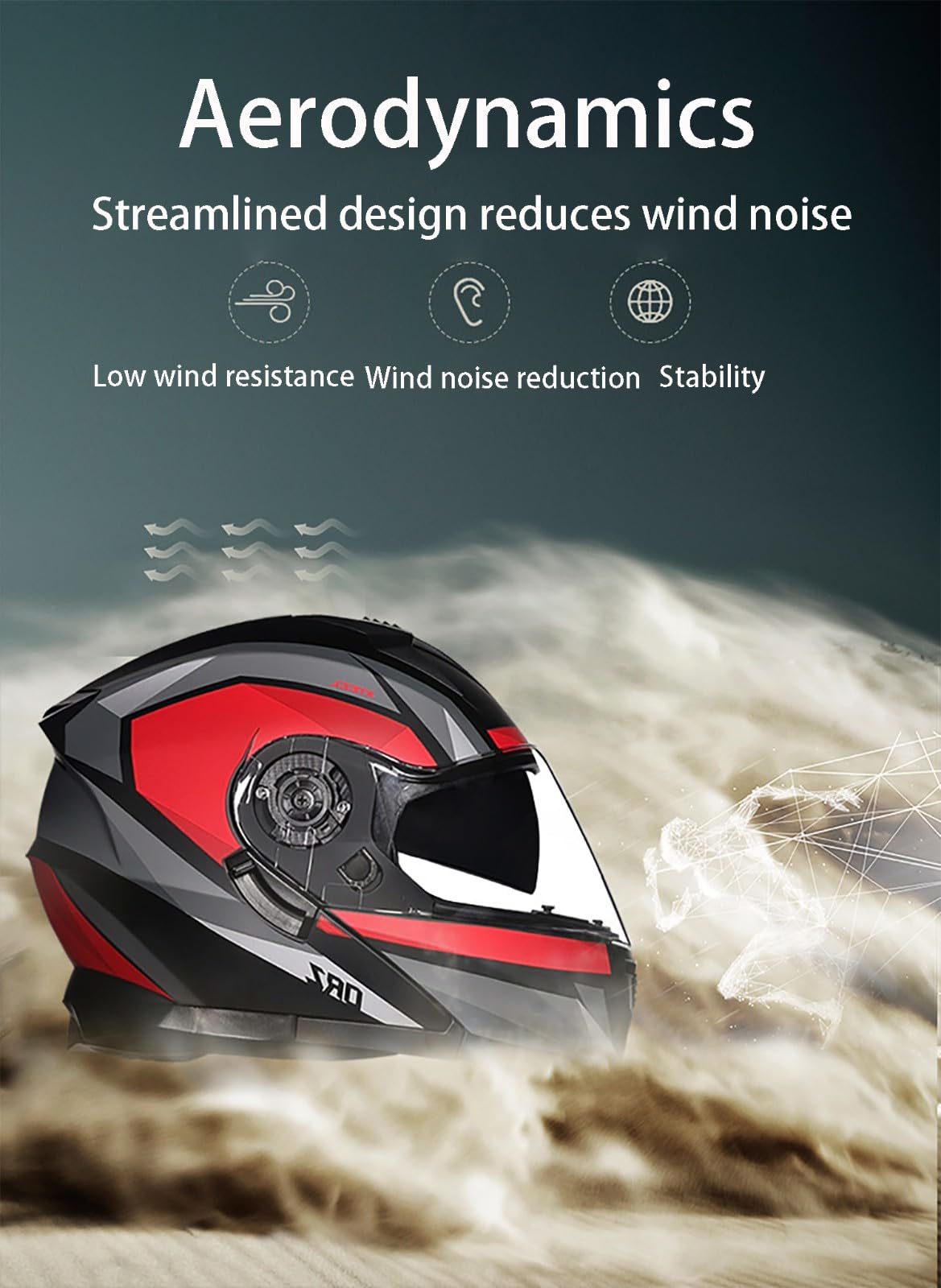 Casco De Moto Modular, ECE Homologado Casco Integrales Moto Scooter, Casco De Motocicleta Abatible, Guantes Y Máscara Gratis, Transpirable Y Cómodo, para Hombres Mujeres Adultos N,Large