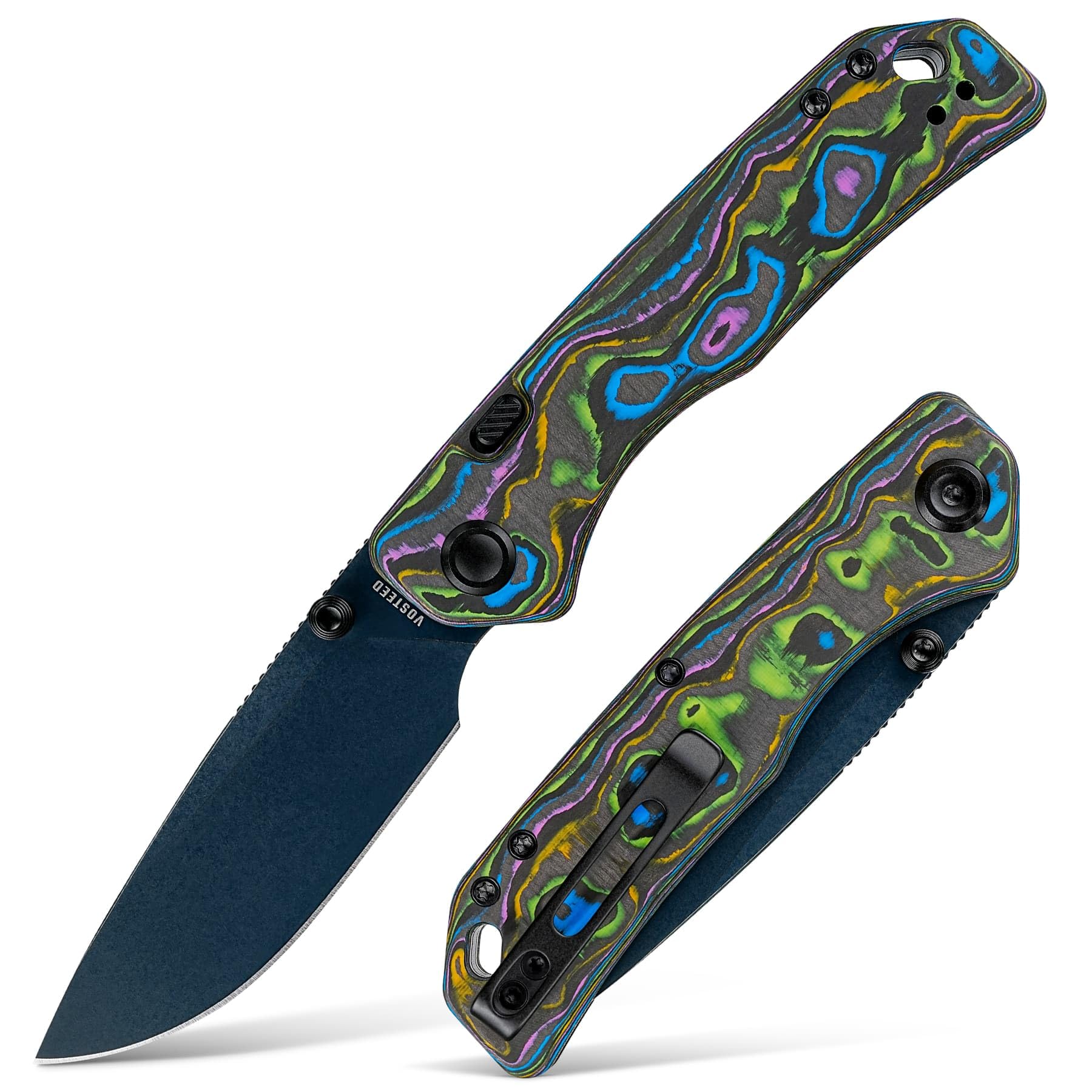 Vosteed Marten - 3.30" 154CM Blade, Carbon Fiber Handle