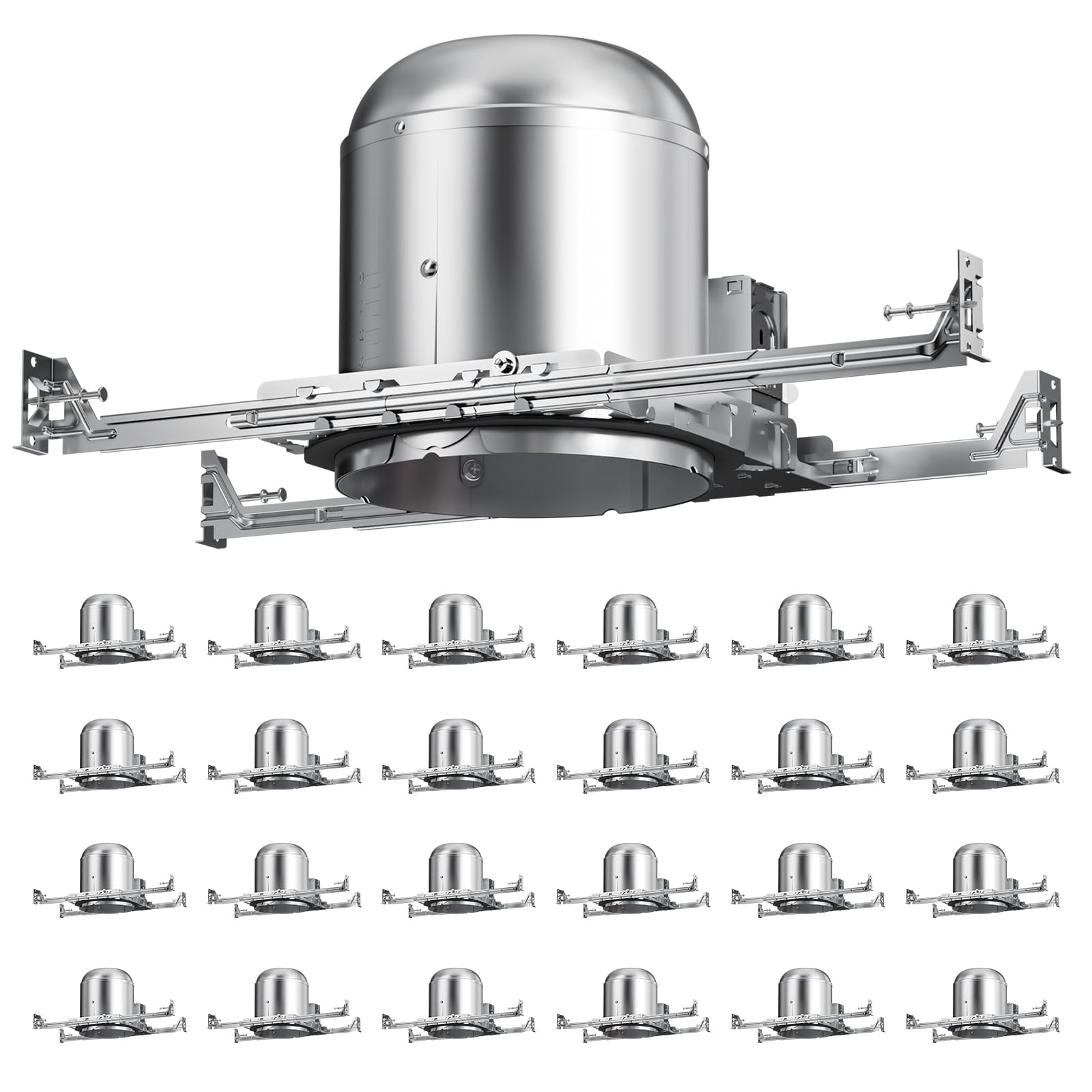 Photo 1 of Anyhome 6 Inch Recessed Lighting Housing 24 Pack, New Construction