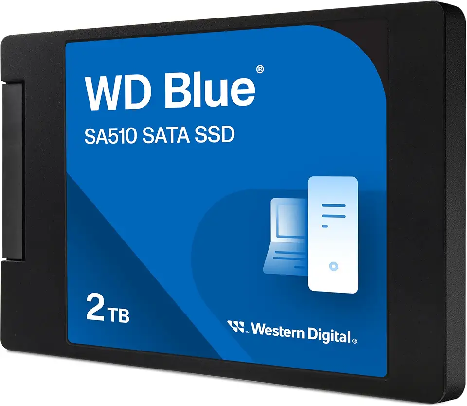 WDS200T3B0A-EC SA510 Internal WD Blue SATA SSD, 2 TB 2.5 Inch (Read: Up to 560MB/s Write)