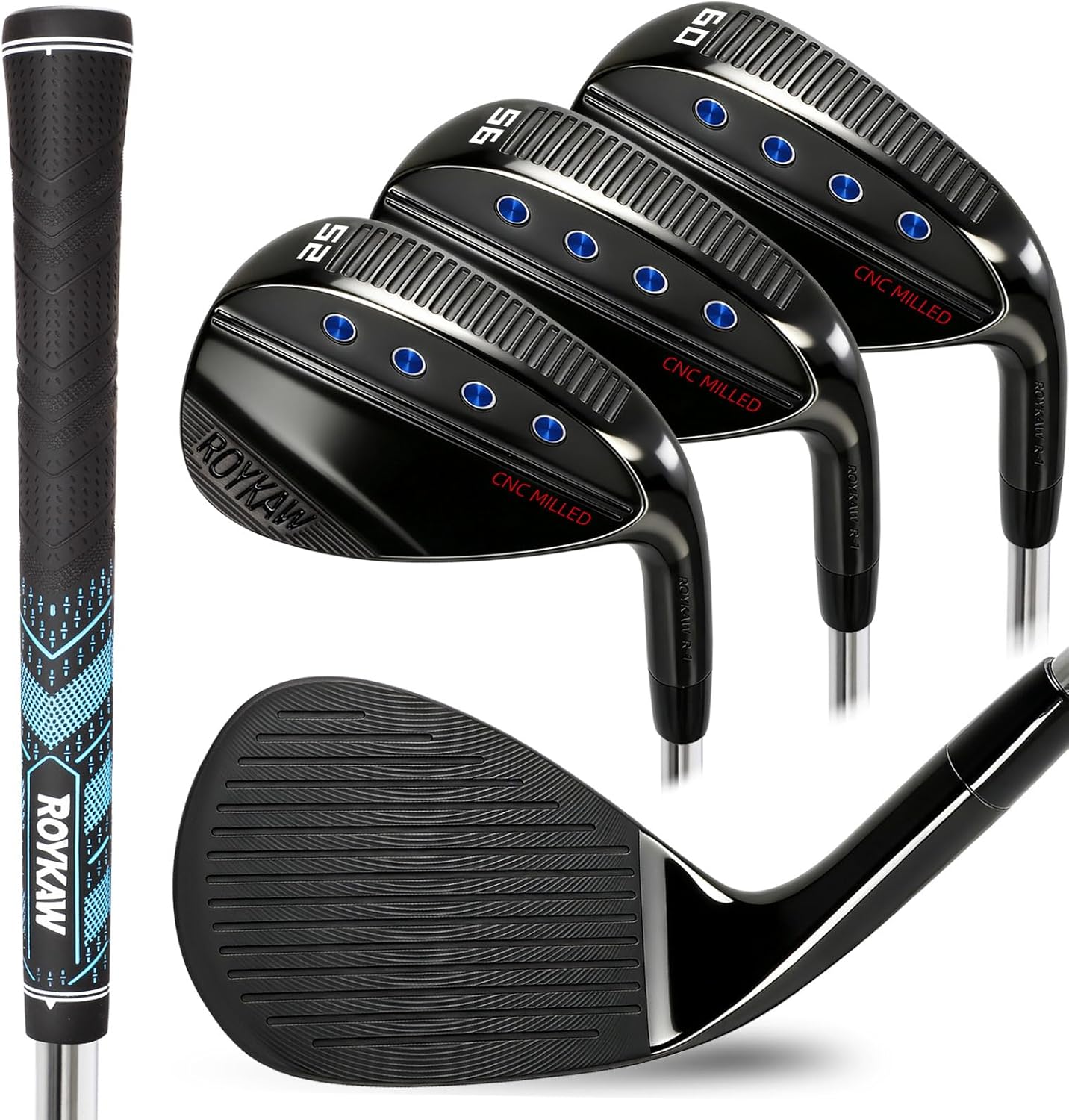 Roykaw 52/56/60 Forged Golf Wedges, GW SW LW Right Hand Wedges