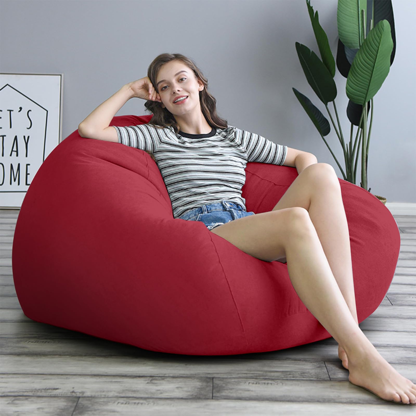 Amazon.co.jp: JPHomezy ビーズクッション 70*60cm けんこう あんぜん