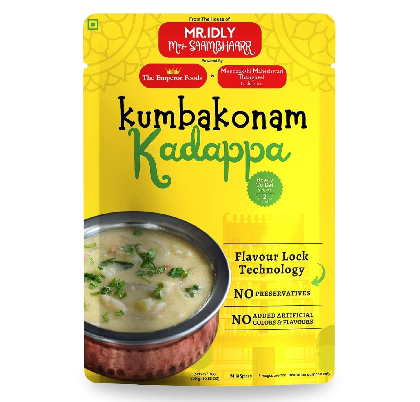 The Emperor Foods Ready To Eat Traditional Kumbakonam Kadappa 300