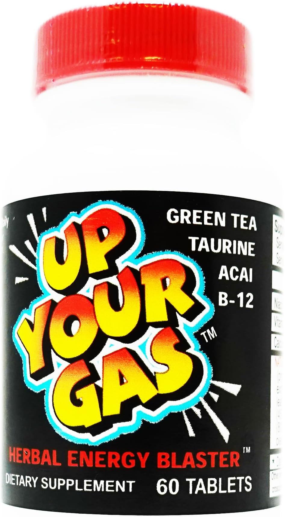 UP Your Gas Herbal Energy Blaster Tablets, 60 Count