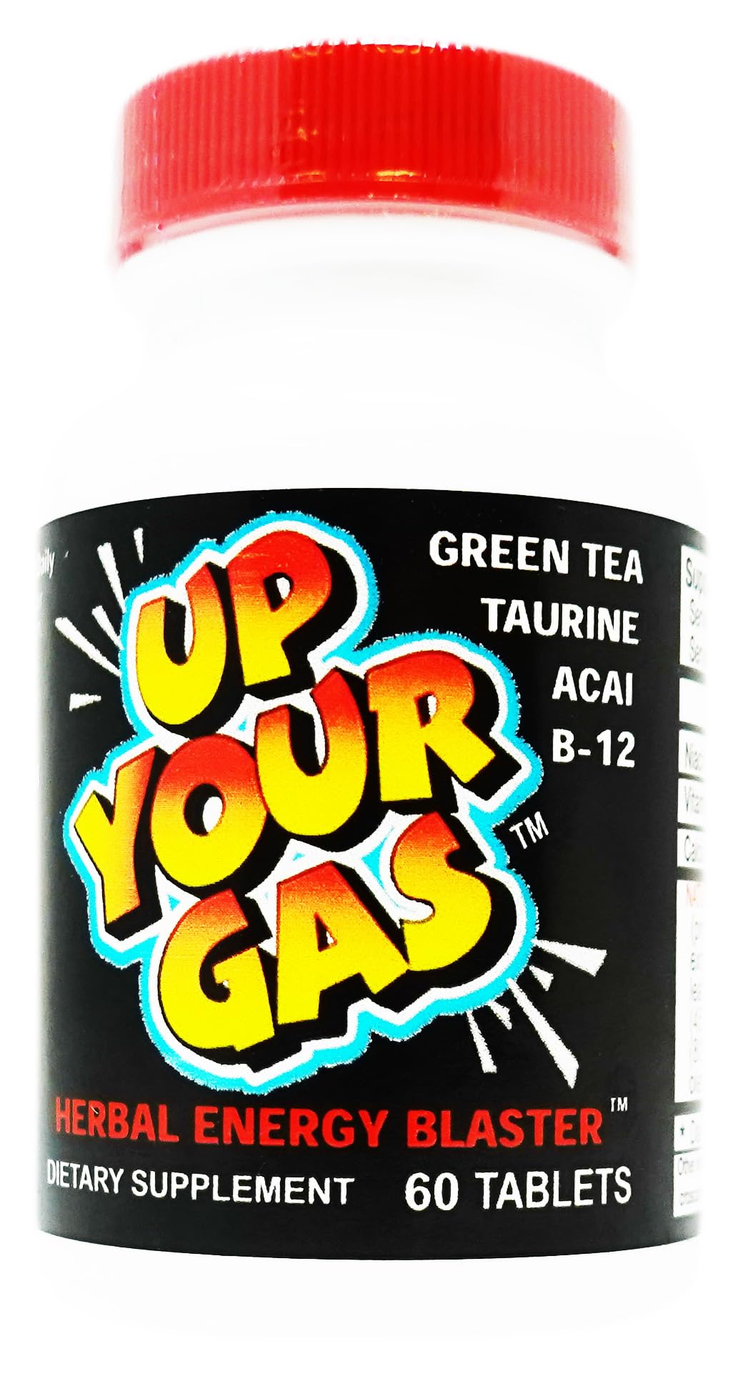 UP Uw Gas Kruidenenergie Blaster tabletten, 60 Tellen