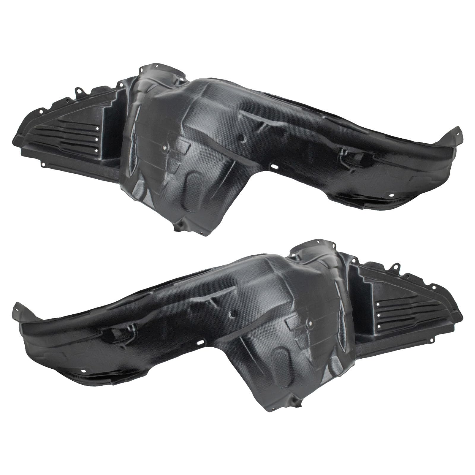 TRQ Front Inner Fender Liner Set | For 2008-2011 Subaru Impreza SU1248117 SU1249117