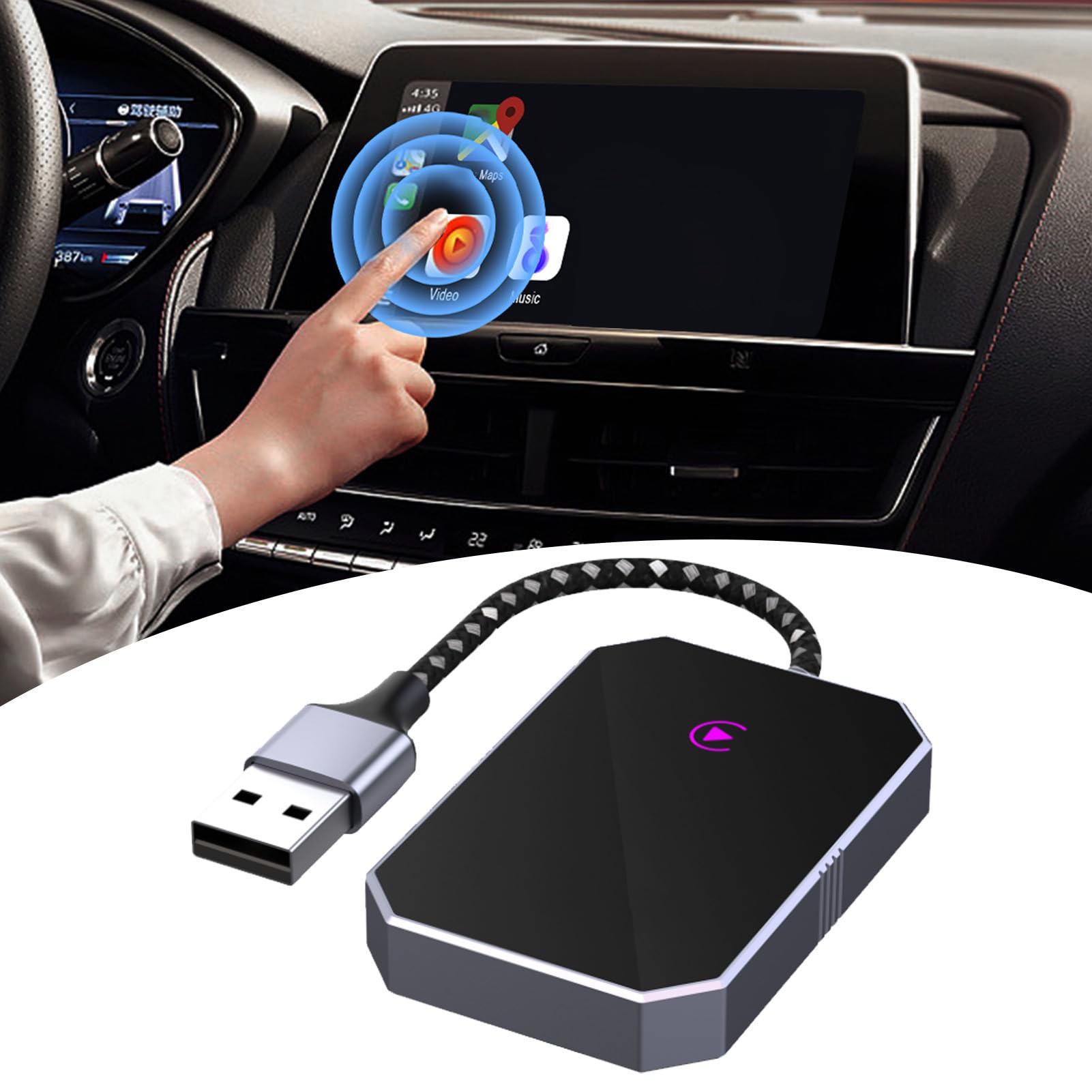 Cuifati Adattatore Wireless, Converti da Cablato a Wireless