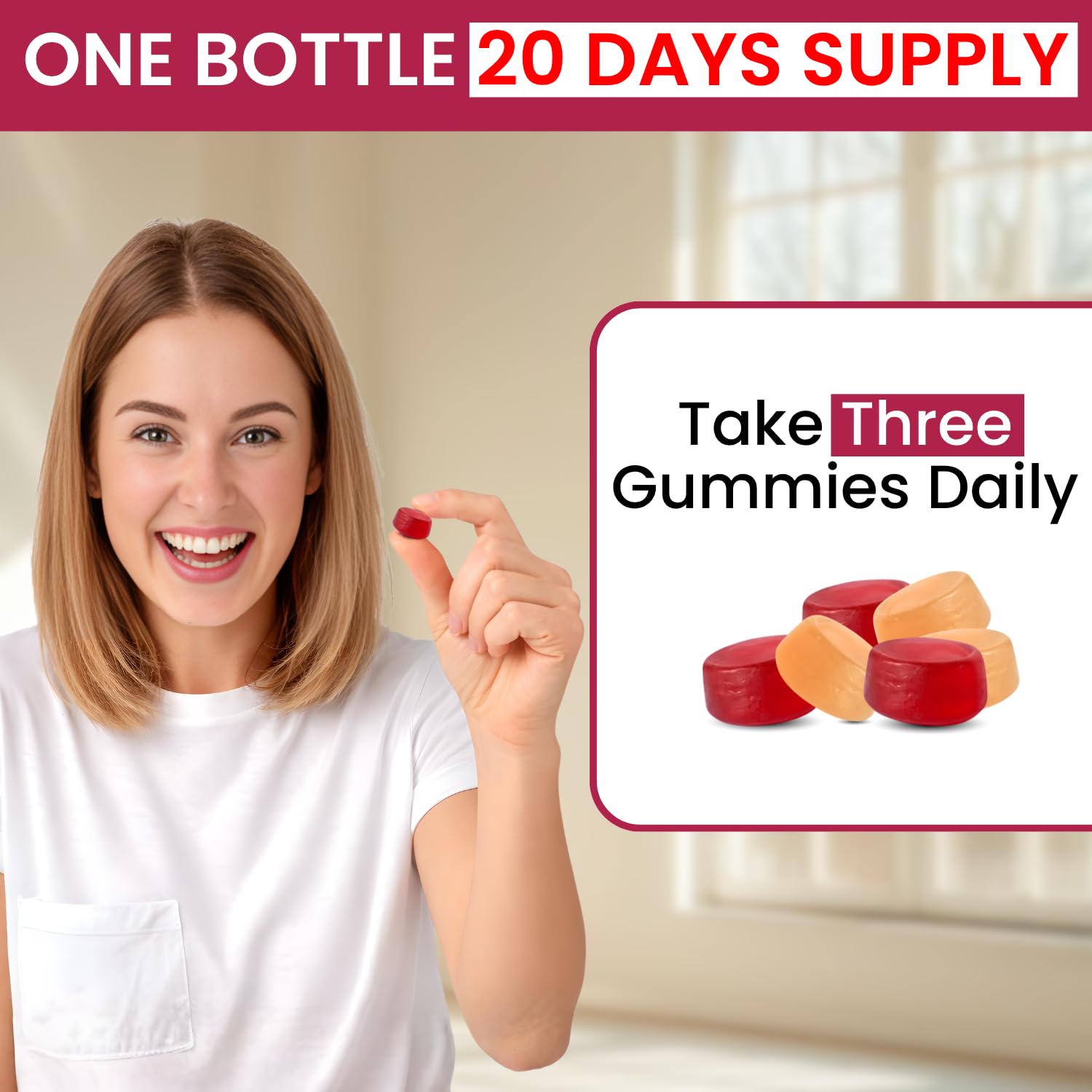 Fiber Gummies for Adults 7g - Digestive Health & Regularity - 60 Count — Amazon image 6
