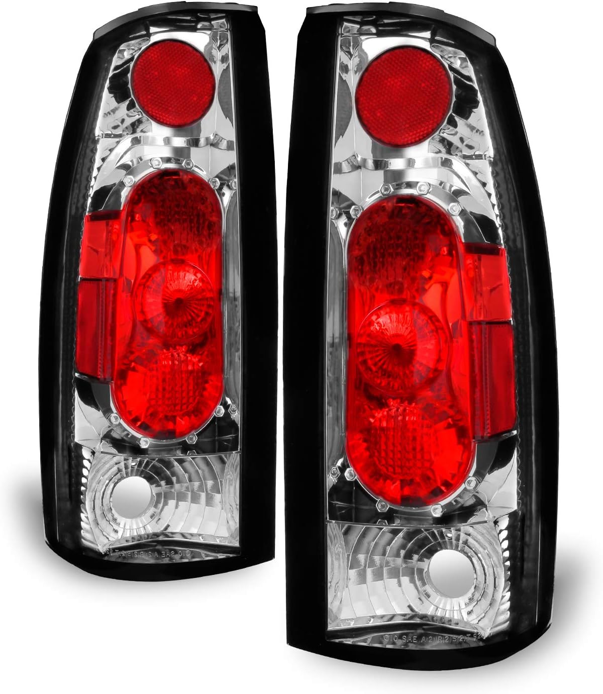 AKKON - For C/K 10 Sierra Jimmy Blazer Suburban Yukon Tahoe Escalade Denali Smoke Tail Light Signal Brake Lamps