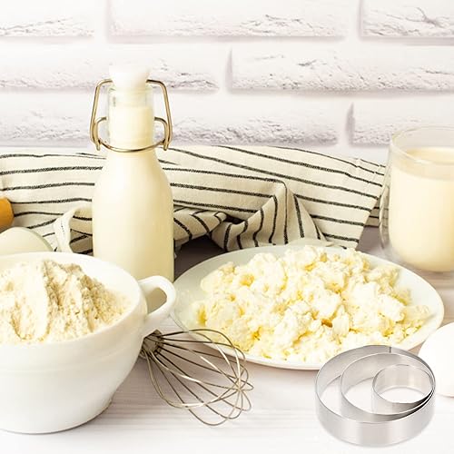 Miniatura 7 de BESTonZON Suministros de decoración de pasteles, suministros de decoración de pasteles, moldes de dona, 3 piezas, anillo de tarta de mousse para