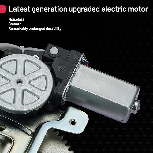 Miniatura 4 de BDFHYK 741-014 Elevalunas eléctrico con motor delantero izquierdo del lado del conductor compatible con Chevy Colorado 2004-2012  Compatible con GMC