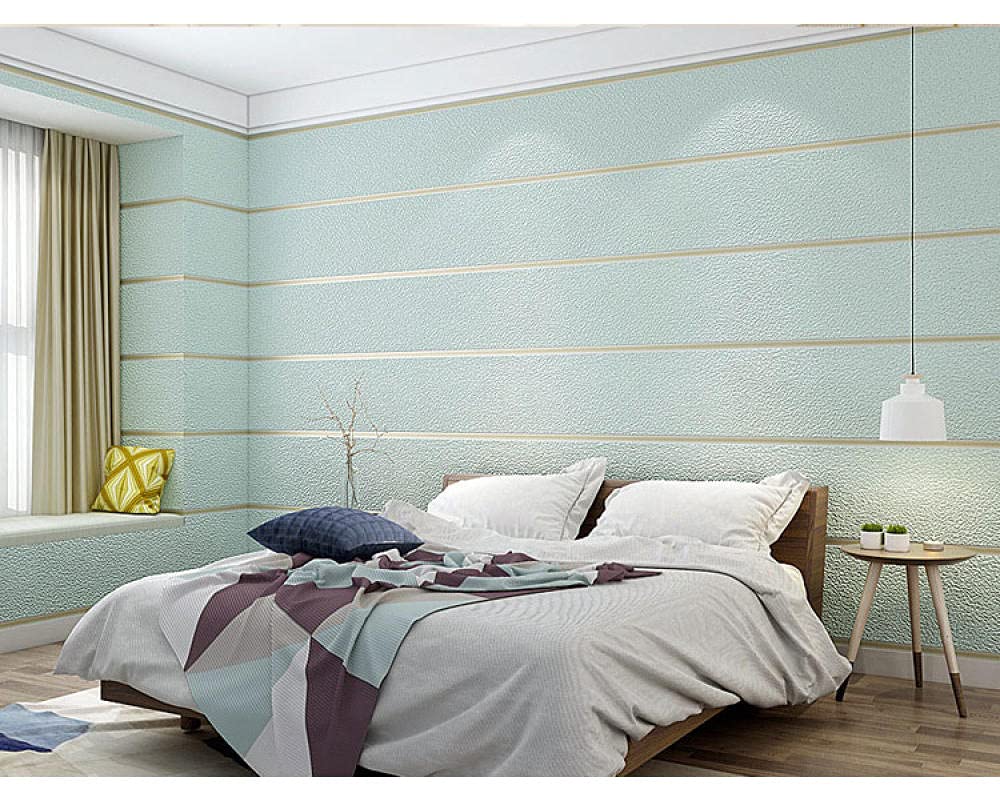 Aksamitna tapeta z włókniny Deerskin - nowoczesny gruby design z poziomymi i pionowymi paskami do salonu i sypialni, 52 x 950 cm