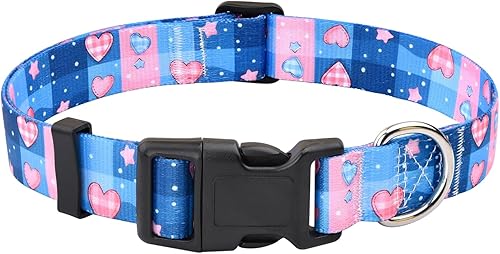 Miniatura 9 de Collar de perro para perros pequeños, collar suave y cómodo para mascotas para perros pequeños, medianos y grandes, patrón floral para perros macho