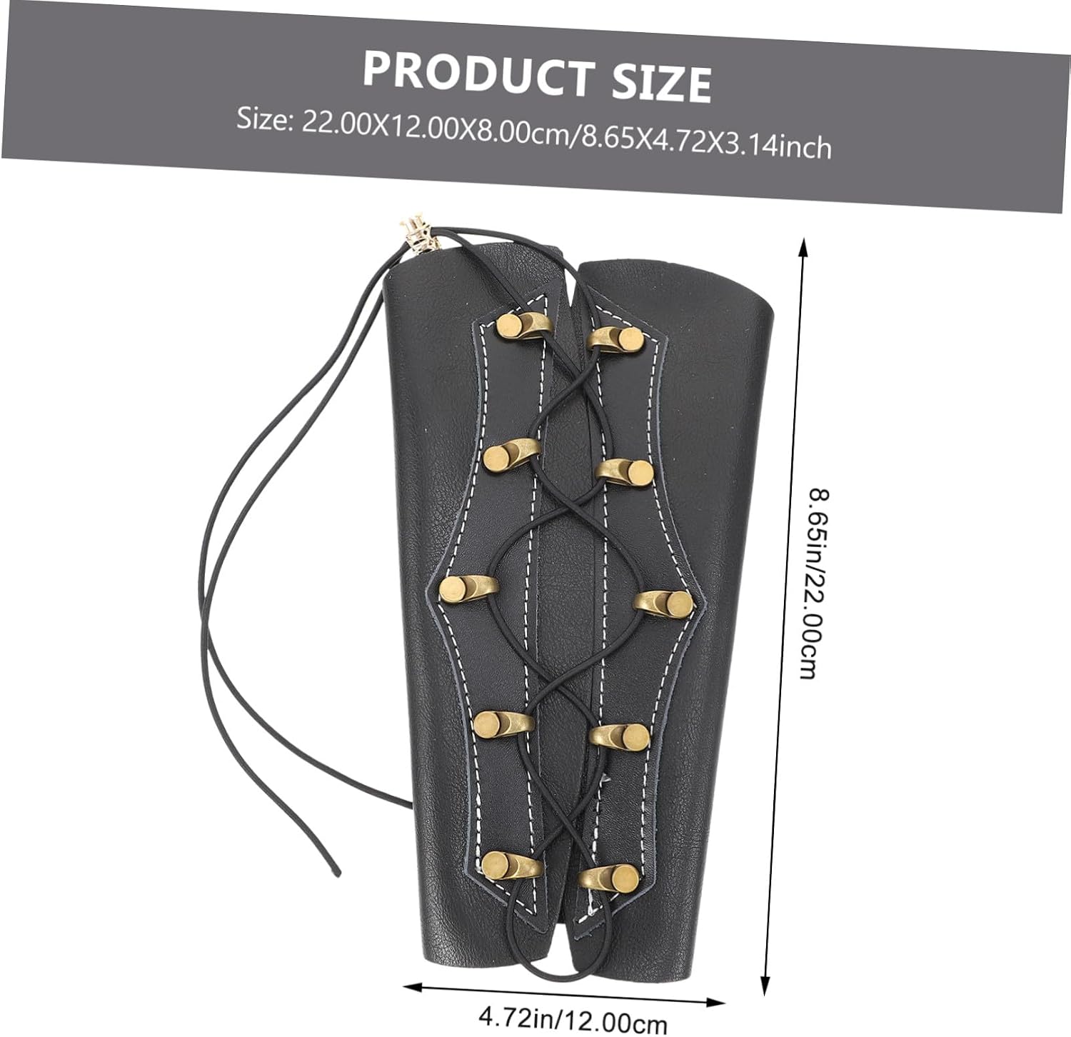Archery Arm Guard Genuine Leather Protective Forearm Bracer Lightweight Skin-Friendly Sleeve for Bow Shooting Practice Unisex Durable Guard