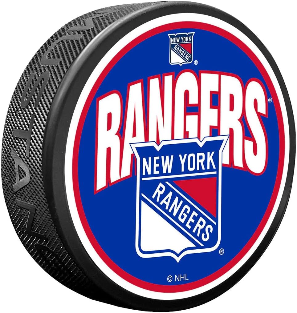 Sports Decor New York Rangers Puck | Wordmark