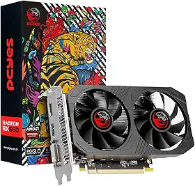 PLACA DE VIDEO AMD RADEON RX 550 4GB GDDR5 128 BITS DUAL-FAN GRAFFITI SERIES - PJRX5504GGR5DF – PCYES