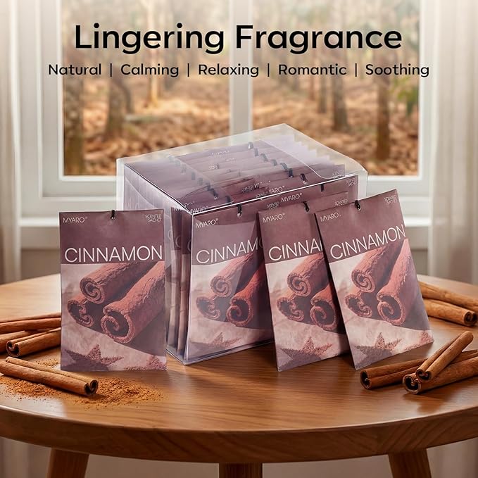 MYARO 20 Paquetes Sachets Aroma Canela, Eliminador de Olores miniatura 7