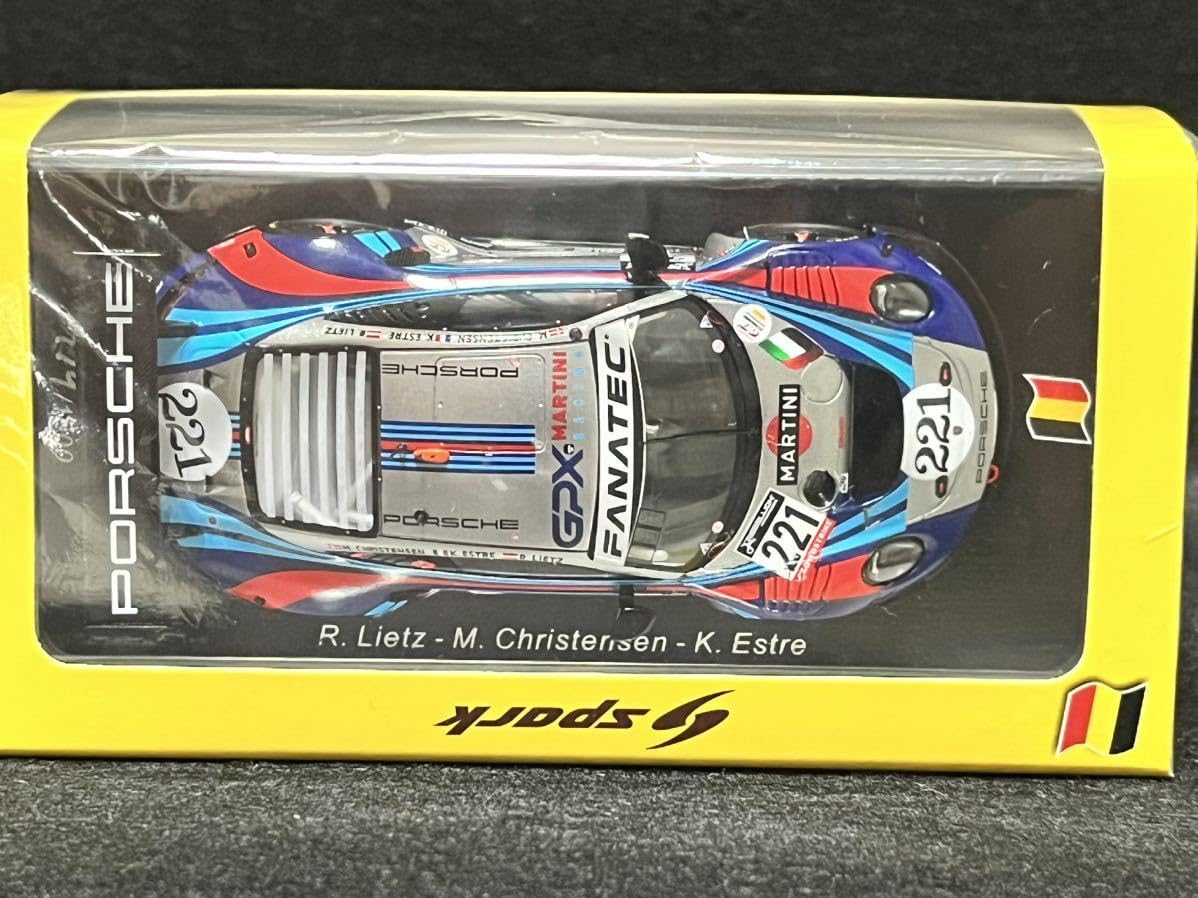Amazon.co.jp: spark 1/43 911GT3R-GPX Martini Racing #221 R.Lietz_M
