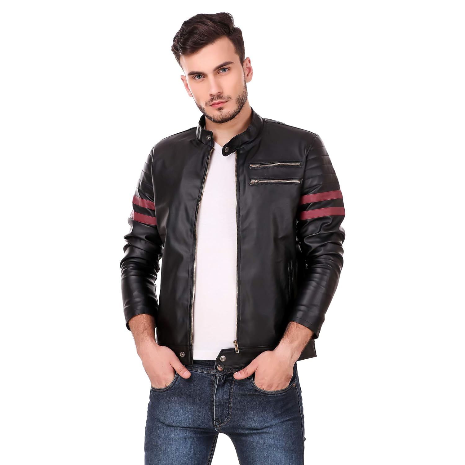 Leather Retail Men’s Biker Jacket