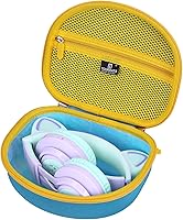 Vista 1 de Estuche de viaje duro para Riwbox CT-7 / CT-7S Cat Ear LED Light Kids Auriculares inalámbricos, bolsa de almacenamiento protectora