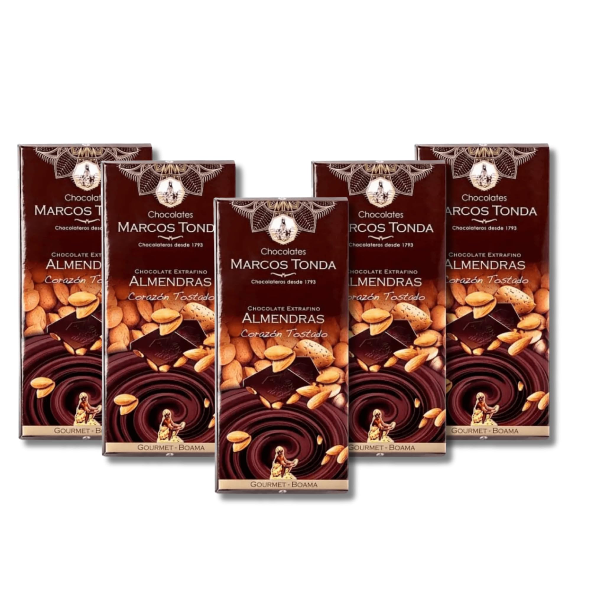 Chocolates Marcos Tonda – Chocolate Gourmet Boama X5 | Chocolate Negro 85% Cacao X5 | Chocolate Sin Azucar Añadido | Chocolates Originales Para Regalar | Desde 1793 — view 12