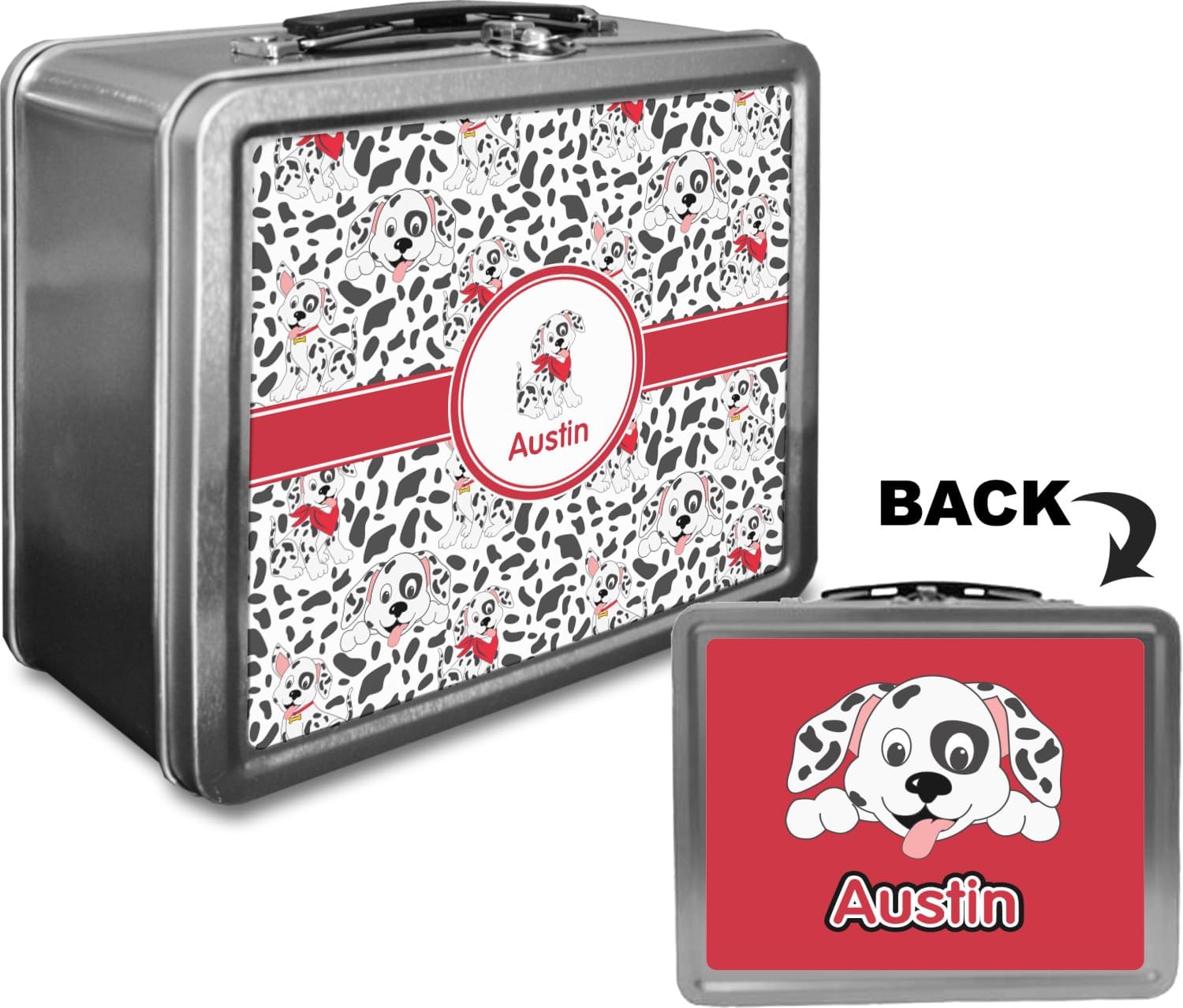 Personalized Dalmation Lunch Box