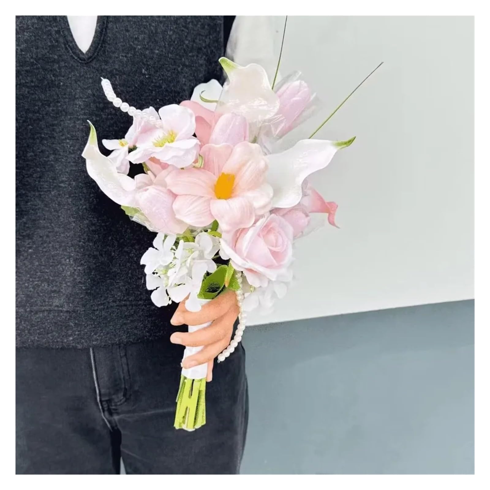 Gijmzy Color9 Wedding Craftscascading Waterfall Flower Bouquet