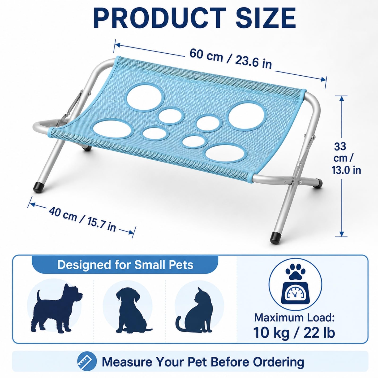 Generisch Dog Grooming Hammock, Cat Version with Stand，C