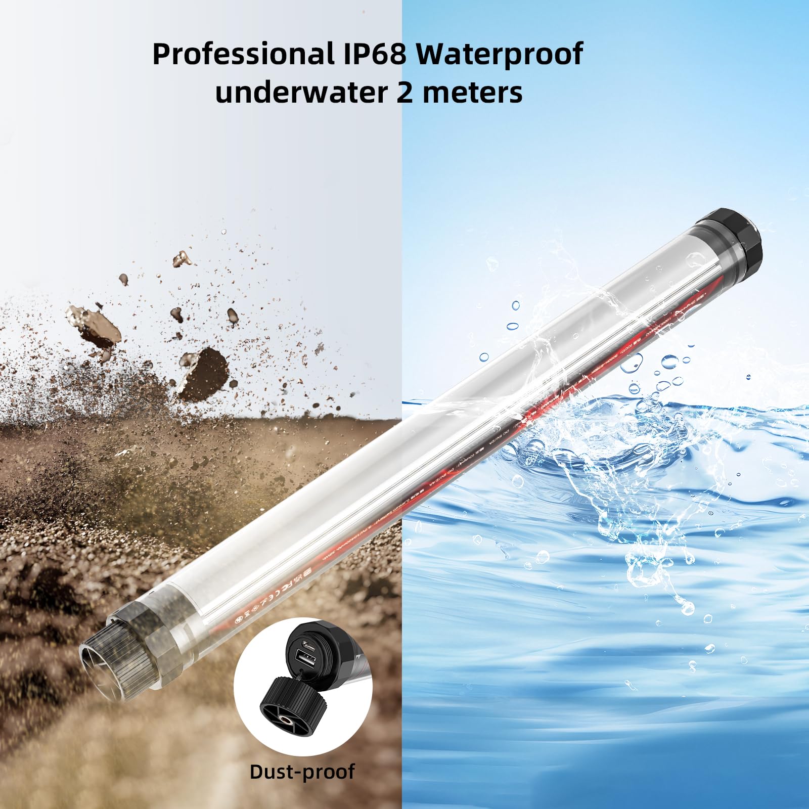 LUXCEO P7RGB Pro LED Video Licht Handheld Fotografie Licht 3000K-6000K,10400 mAh，RGB Full Color CRI≥95 Unterstützung APP Fernbedienung