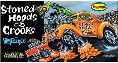 Moebius Models Von Franco's Stoned Hoods & Crooks - Kit de modelos de plástico, escala 125