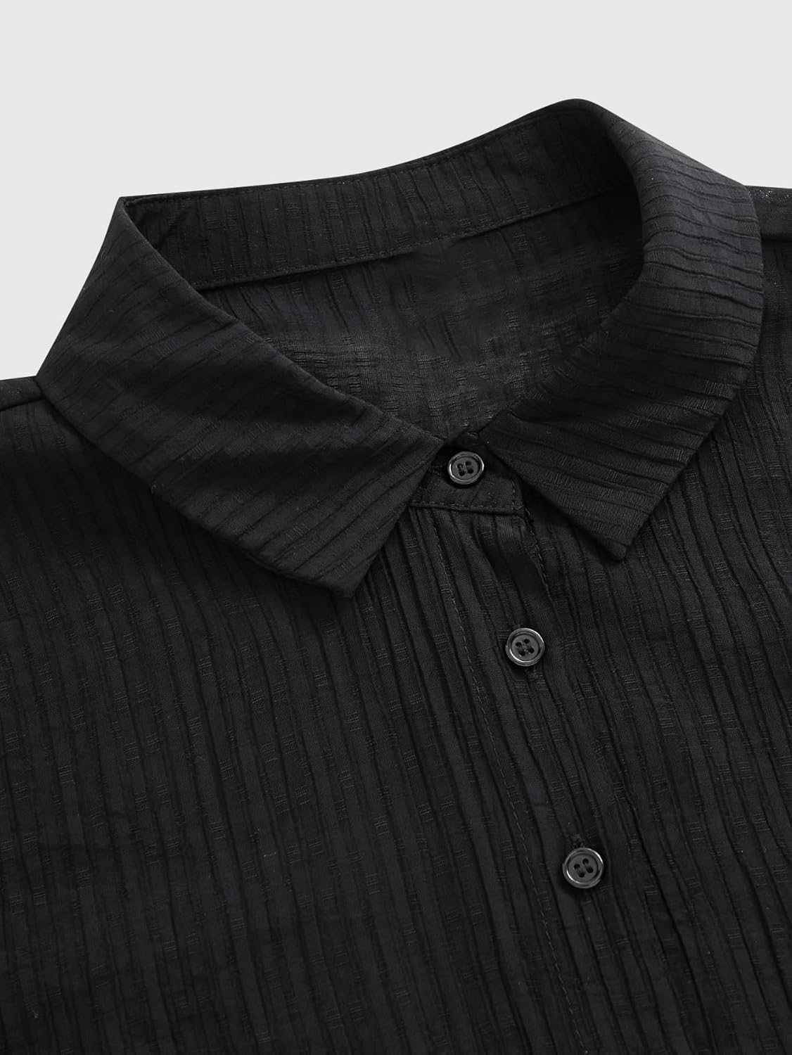 Women's Button Down Fitted Shirts Long Sleeve Collared Dressy Casual Blouses