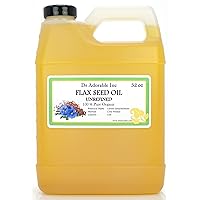 Vista 1 de Dr Adorable - 32 oz - Aceite de semilla de lino - Sin refinar 100% puro natural orgánico prensado en frío