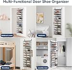 Whitmor 36 Paire rack-Gunmetal Gray Shoe Organisateur de chaussures
