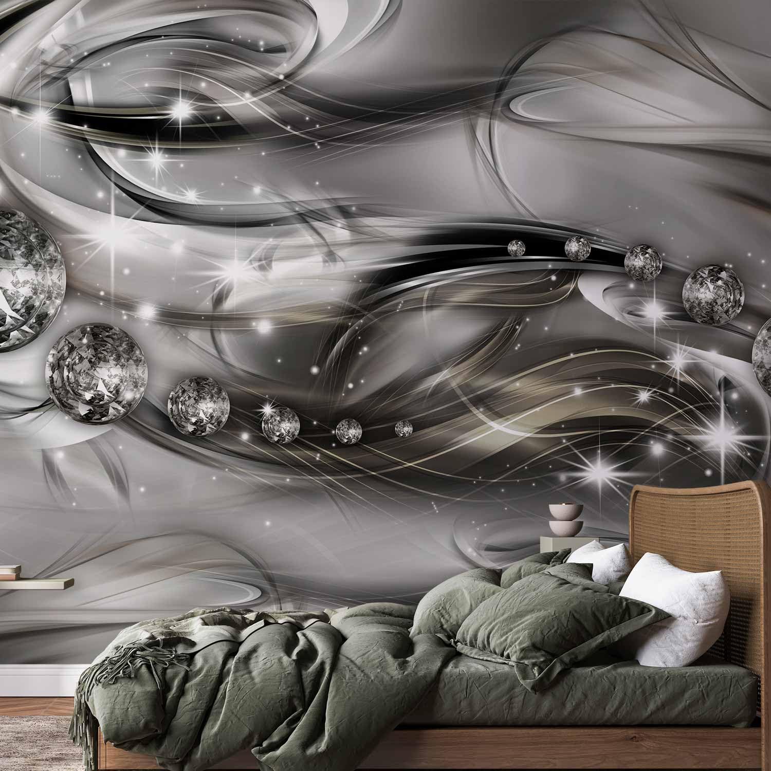 Fototapete murando Abstrakt 400x280 cm Vlies Tapeten Wandtapete XXL Moderne Wanddeko Design Wand Dekoration Wohnzimmer Schlafzimmer Büro Flur Diamant a-A-0168-a-d