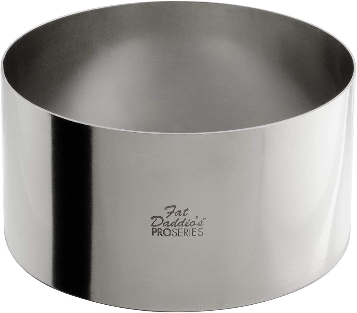 Fat Daddio's SSRD-6030 Cake & Pastry Ring, 6 x 3 Inch, Silver