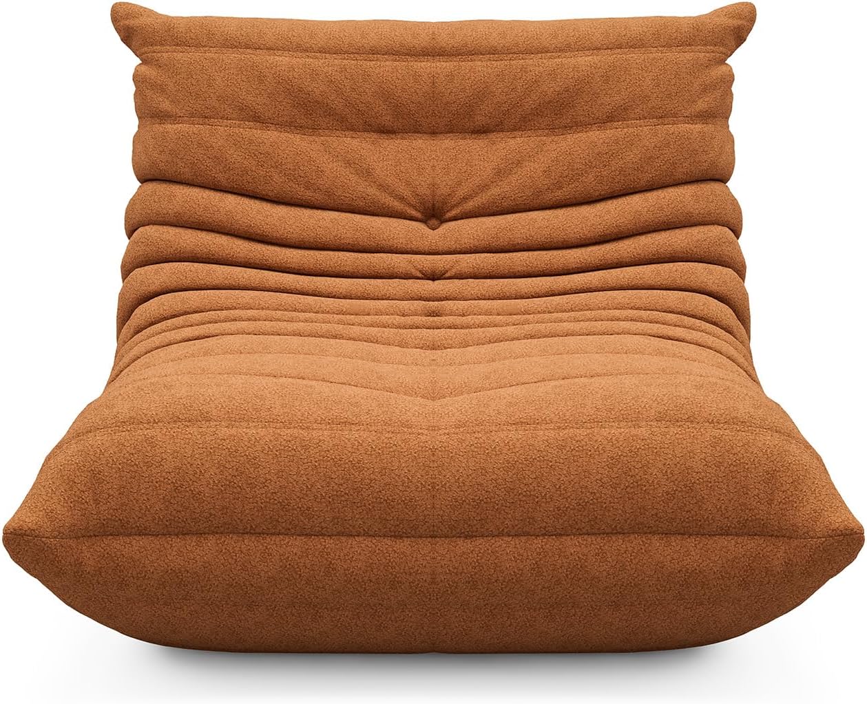 Bean Bag Chairs for Adults Giant Bean Bag Chair Memory Foam BeanBag Chair Bean Bag Sofa Fireside Beanbags Lazy Sofa for Living Room Bedroom Office Teddy Fabric Orange
