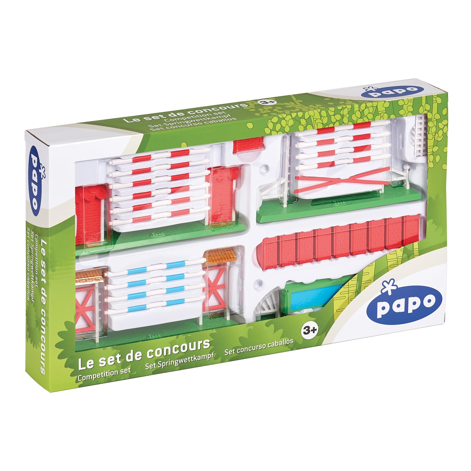 Papo - Competition Set Toy for Kids - Ages 3+ - Equestrian World Collection - Creative Play Riding Accessories - Gift Idea Toy for Girls And Boys