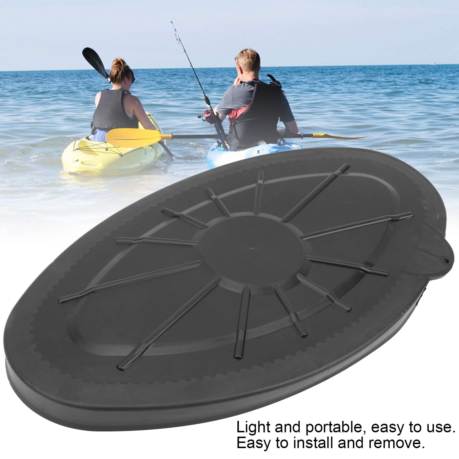 Deck Hatch Cover Round Hatch Cover Plastic Deck Inspection Plate for Marine Boat Kayak Canoe Accessories