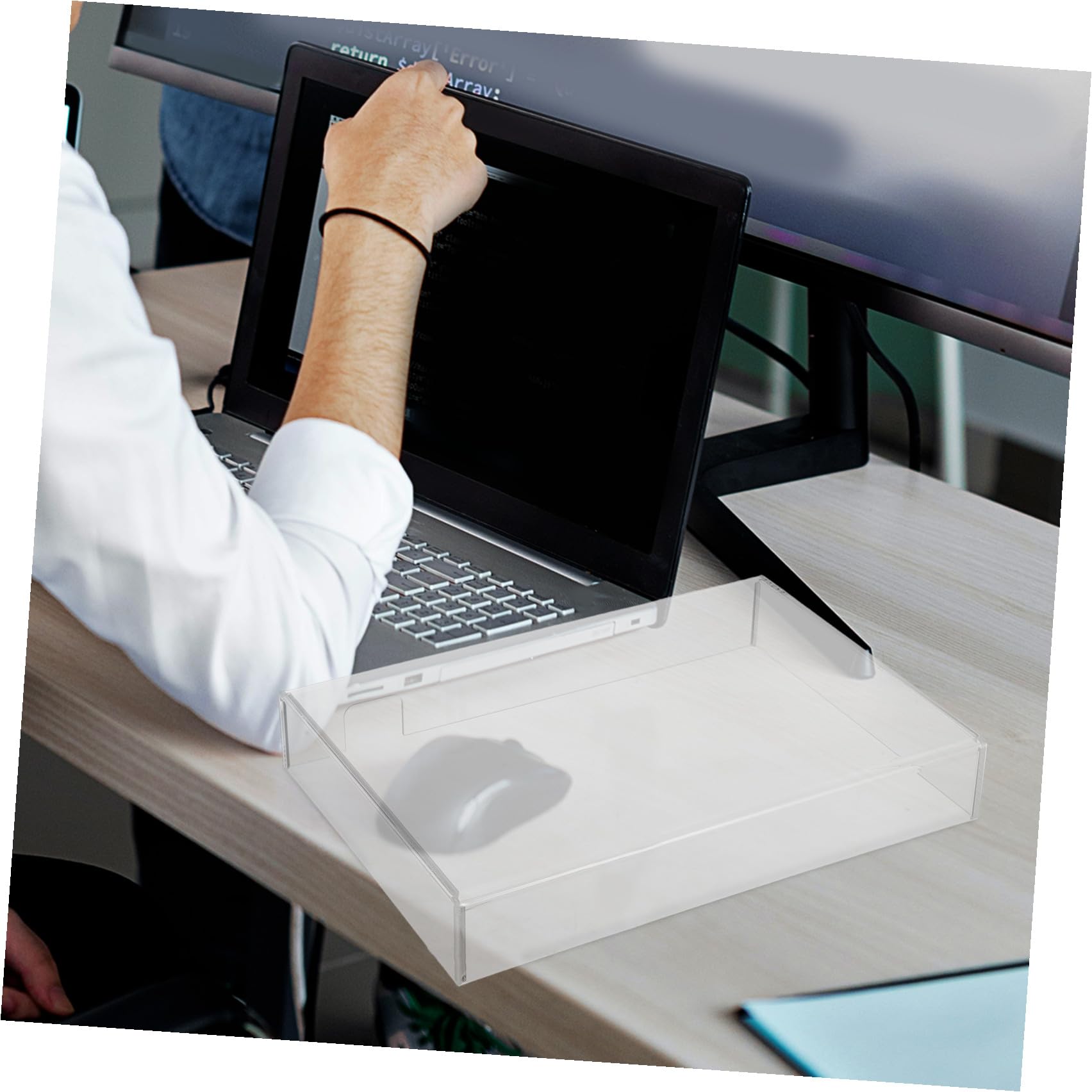 Zerodeko Tastiera All'acqua per Resistente Acrilico Laptop Trasparente e Polvere Copertura Design per Studenti e Computer Gaming