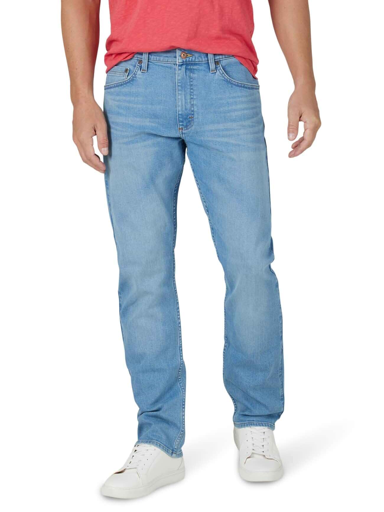 Wrangler Authentics Mens Athletic Fit Stretch Jean Jeans · Relaxed