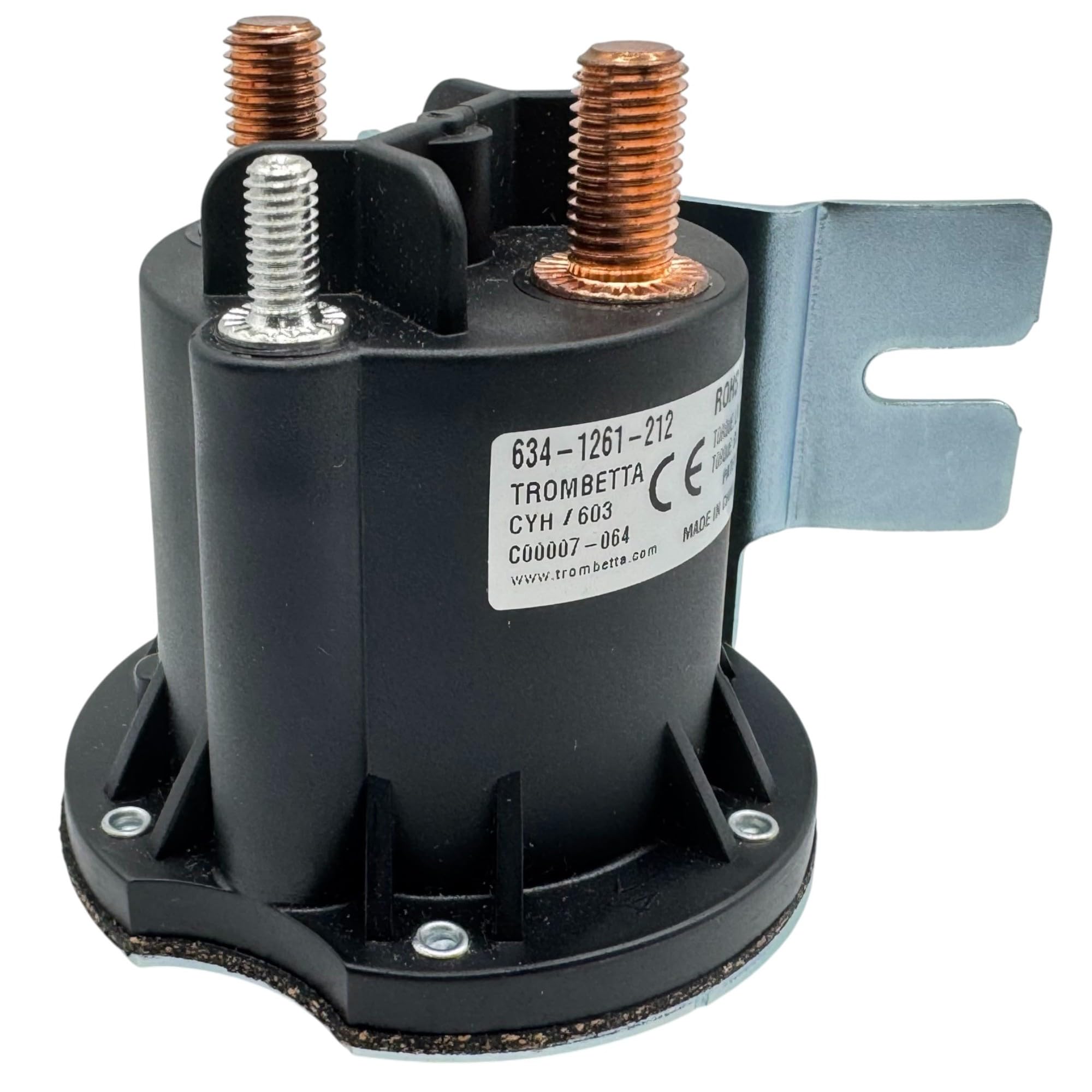 FalconSupply Genuine Trombetta 634-1261-212 12V Solenoid Switch Relay Kit, Replaces Monarch Bucher K17757, Maxon, Waltco, Fenner. Compatible with KTI Dump Trailer Hydraulic Pump, Liftgate, Snow Plow