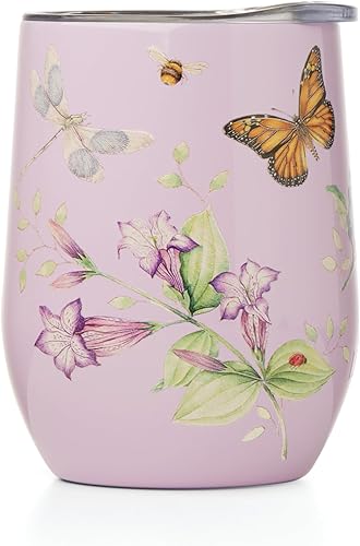 Miniatura 2 de Lenox 895740 Butterfly Meadow Lavanda Vaso de vino de acero inoxidable