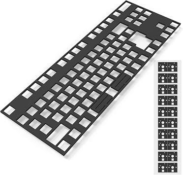 Poron Keyboard PCB Form 87 Layout 120 Pcs Polo Switch Pad with Keyboard Sound Damper for Custom Keyboard