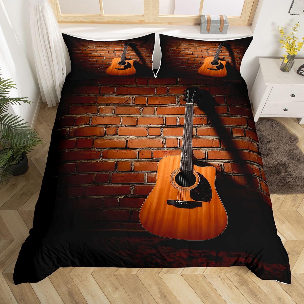Feelyou London Duvet Cover Set Queen for Kids Teens UK Themed Bedding Set The Big Ben Symbols Print Comforter Cover Decorative Telephone Booth Bedspread Cover Vintage Newpaper Microfiber
