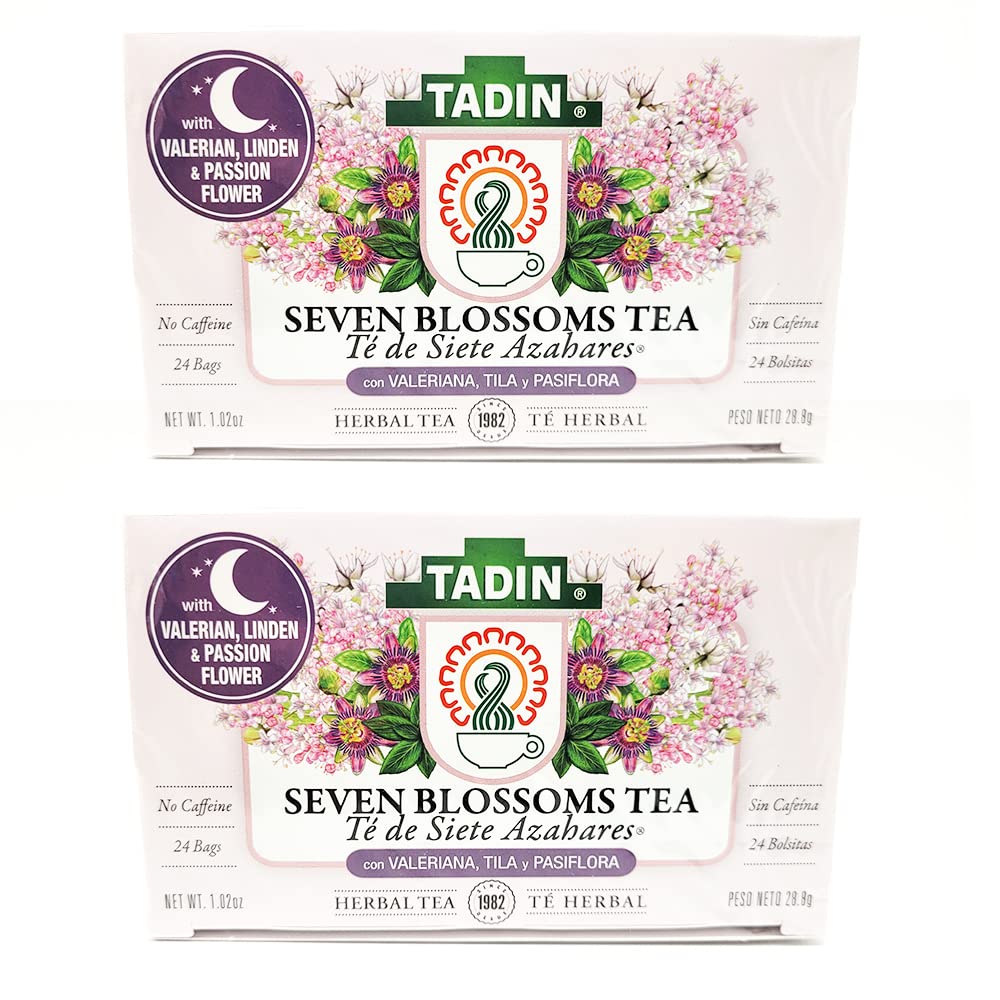 Tadin Herb And Tea Seven Blossoms Tea, 24 ct Pack of 2