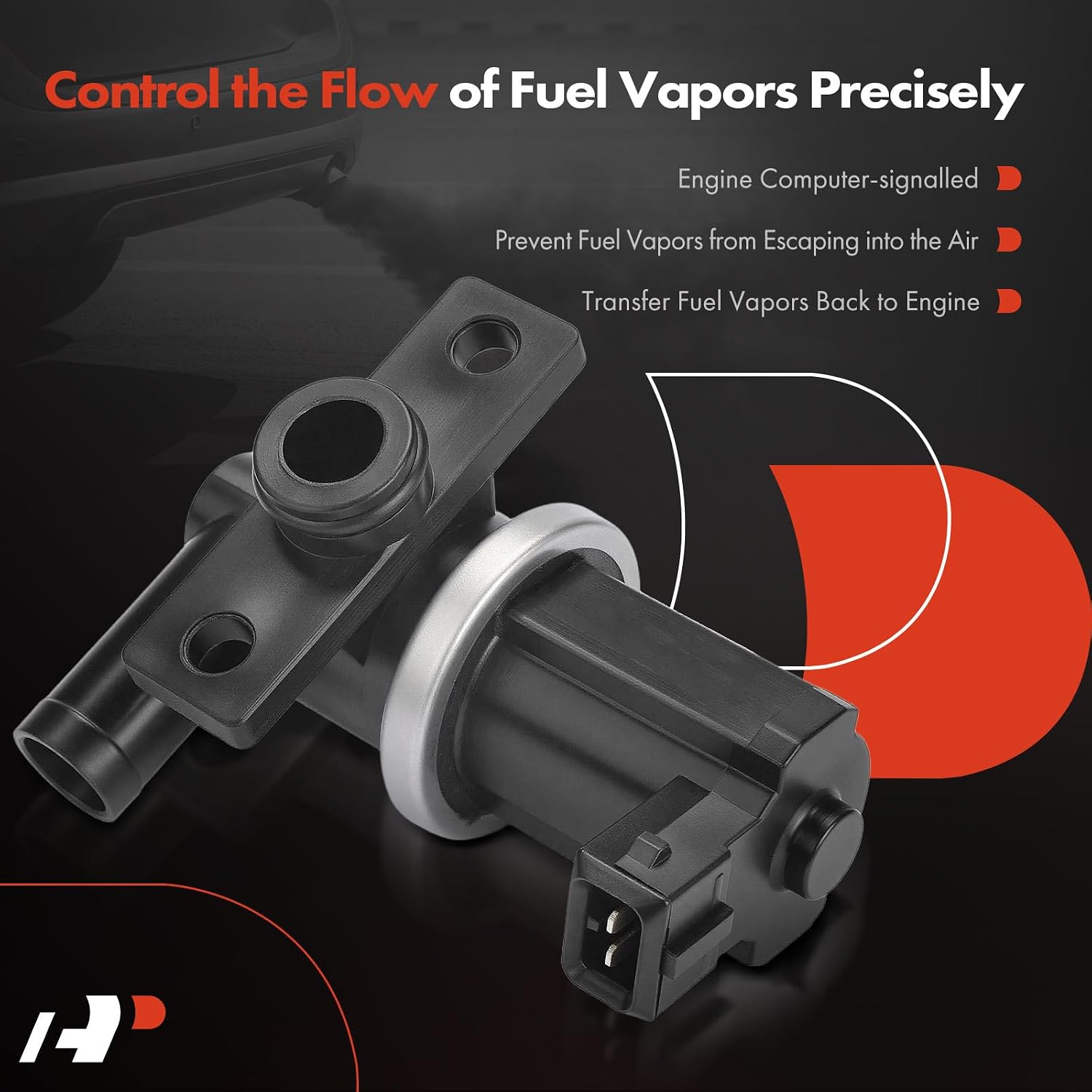 A-Premium Vapor Canister Vent Solenoid Valve Compatible with Hyundai Genesis 2009-2016, Equus 2011-2016, Genesis Coupe 2010-2016 & Kia K900 2015-2017