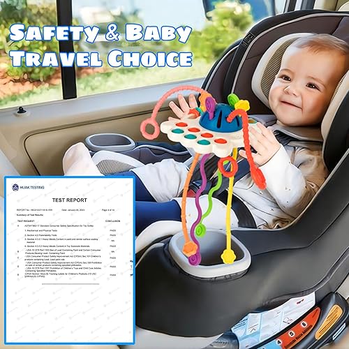 Miniatura 4 de Juguete Montessori para bebé, juguete de dentición de silicona de grado alimenticio para bebés de 6 a 12 a 18 meses, juguete sensorial, habilidades