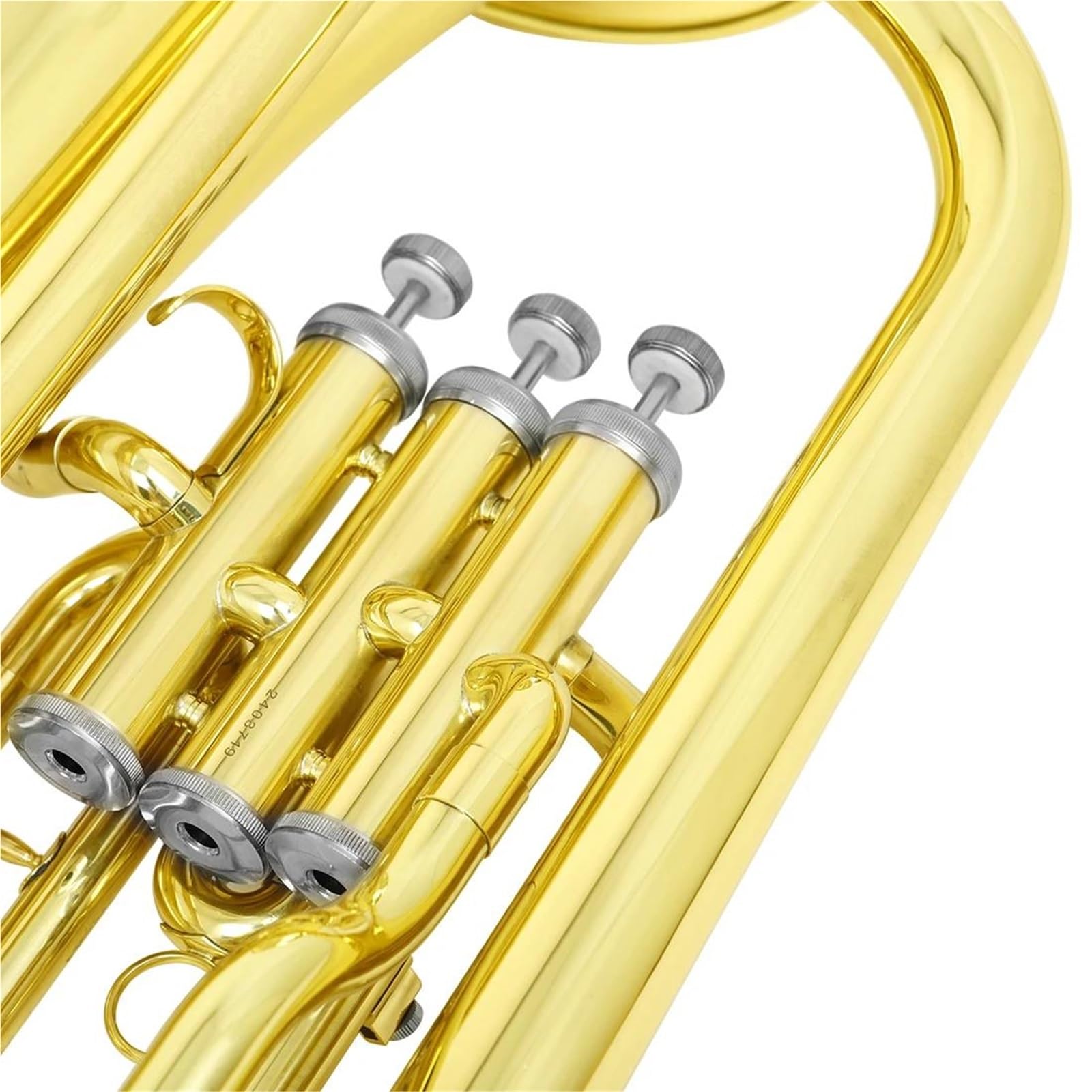 Eufonium Mosiądzu Zestaw Instrumentów Muzycznych Barytonowych Bb 3 Klawiszowych Euphonium Golden Professional Z Mosiężnym Korpusem