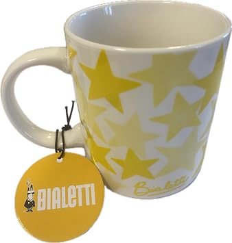 Bialetti - Patterned Coffee Cup (Yellow)